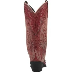 Laredo Ladies Braylynn Snip Toe Studded Red Western Boots 52411 -True Style Shoes Store 01 52411 RD big 652f0aae d232 4452 bd96 d6fe3ab9c3c8