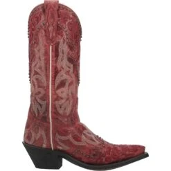 Laredo Ladies Braylynn Snip Toe Studded Red Western Boots 52411 -True Style Shoes Store 01 52411 RD big 97c3c6ce 128f 48ed b75c 0d20816891e6