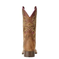 Ariat® Ladies Hybrid Rancher Distressed Brown Western Boots 10018527 8 Ariat® Ladies Hybrid Rancher Distressed Brown Western Boots 10018527 -True Style Shoes Store 10018527 heel