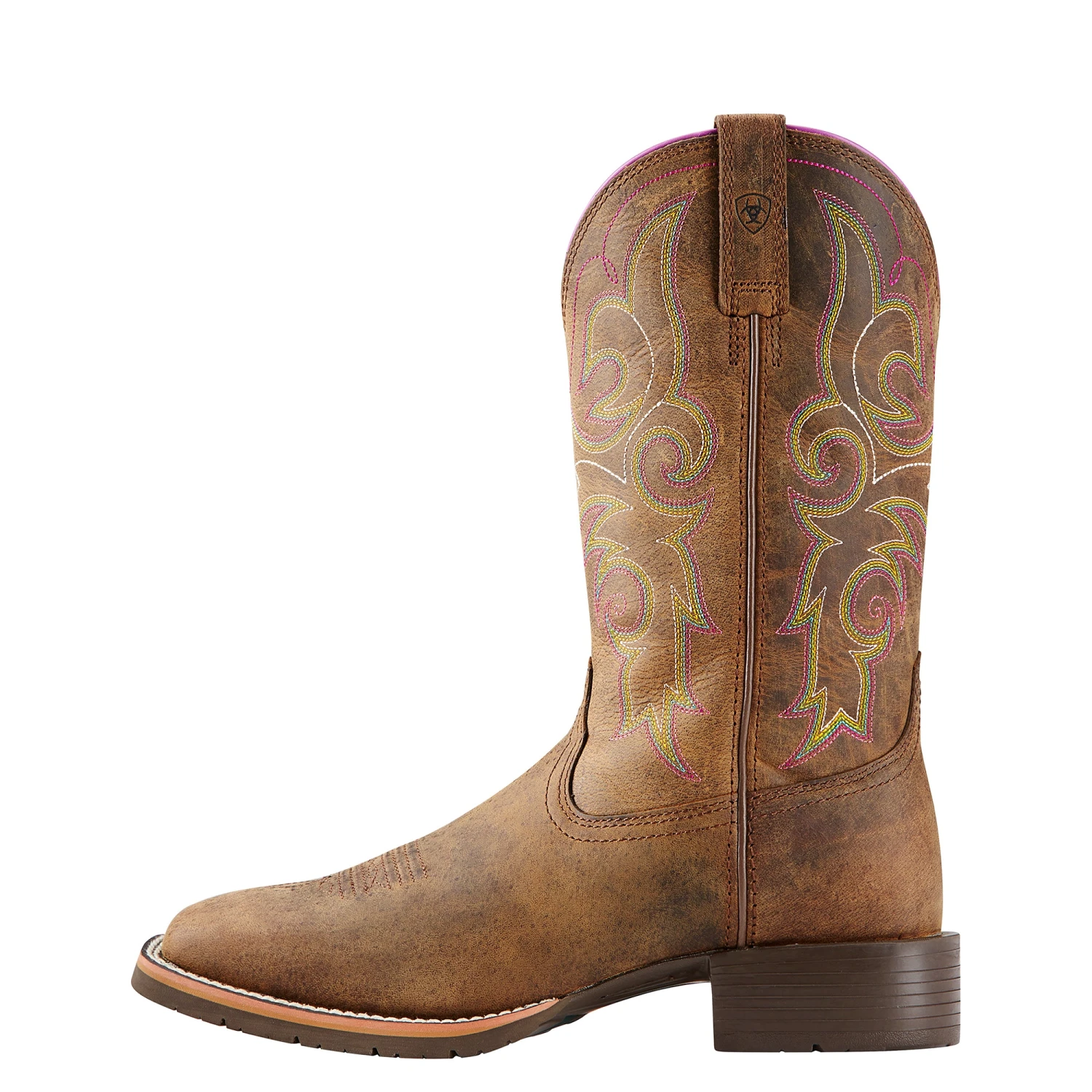 Ariat® Ladies Hybrid Rancher Distressed Brown Western Boots 10018527 3 Ariat® Ladies Hybrid Rancher Distressed Brown Western Boots 10018527 - Image 3