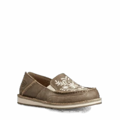 Ariat® Ladies Brown Bomber Embroidered Cruiser Shoe 10034098