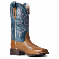 Ariat® Ladies Edgewood Almond Buff Sqaure Toe Boots 10040349 -True Style Shoes Store 10040349c