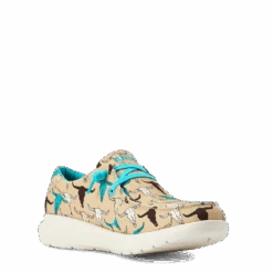 Ariat® Ladies Hilo Multi-Color Steerhead Print Shoes 10042517