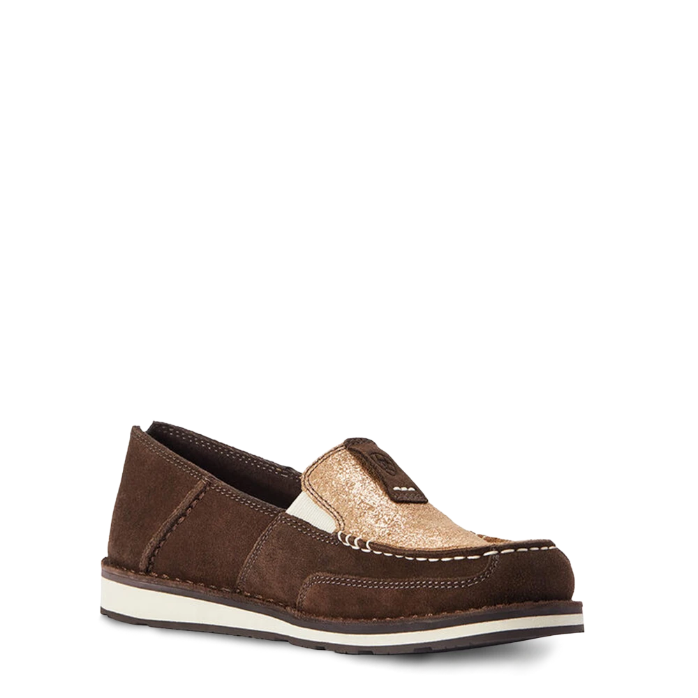Ariat® Ladies Azteca Suede & Metallic Copper Cruiser Shoes 10042528 1 Ariat® Ladies Azteca Suede & Metallic Copper Cruiser Shoes 10042528
