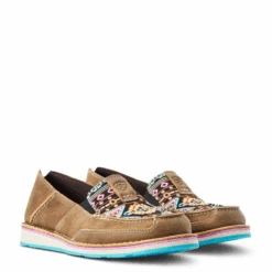 Ariat® Ladies Cruiser Brown Bomber & Neon Lights Shoes 10042532 11 Ariat® Ladies Cruiser Brown Bomber & Neon Lights Shoes 10042532 -True Style Shoes Store 10042532a 1