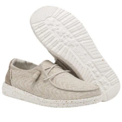 Hey Dude Women's Wendy Woven Zebra Neutral Shoes 121413326 8 Hey Dude Women's Wendy Woven Zebra Neutral Shoes 121413326 -True Style Shoes Store 121413326 WENDY WOVEN ZEBRA NEUTRAL 3