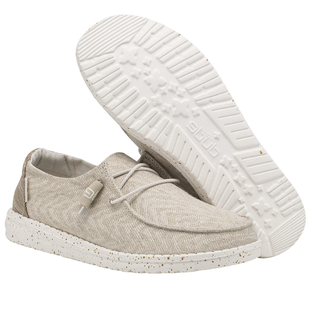Hey Dude Women's Wendy Woven Zebra Neutral Shoes 121413326 4 Hey Dude Women's Wendy Woven Zebra Neutral Shoes 121413326 - Image 4