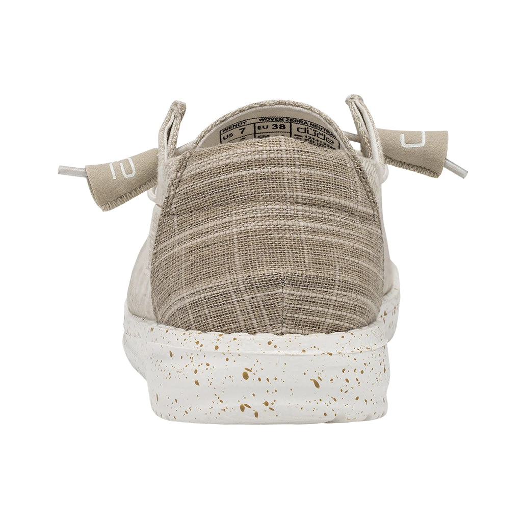Hey Dude Women's Wendy Woven Zebra Neutral Shoes 121413326 5 Hey Dude Women's Wendy Woven Zebra Neutral Shoes 121413326 - Image 5