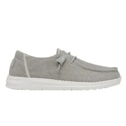 Hey Dude Ladies Wendy Chambray Braid Grey Shoes 121413327 7 Hey Dude Ladies Wendy Chambray Braid Grey Shoes 121413327 -True Style Shoes Store 121413327 WENDY CHAMBRAY BRAID GREY LEFT 11