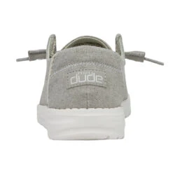 Hey Dude Ladies Wendy Chambray Braid Grey Shoes 121413327 9 Hey Dude Ladies Wendy Chambray Braid Grey Shoes 121413327 -True Style Shoes Store 121413327 WENDY CHAMBRAY BRAID GREY LEFT 5