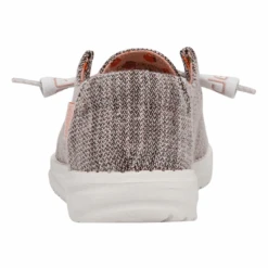 Hey Dudes Ladies Wendy Stretch Peach Bud Slip On Shoe 121413359 -True Style Shoes Store 121413359C