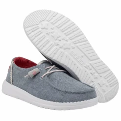 Hey Dude® Ladies Wendy Chambray Braid Indigo Slip On Shoes 121415704 -True Style Shoes Store 121415704 2 f7e1e379 f78a 4f48 a2b8 dd774a791a92