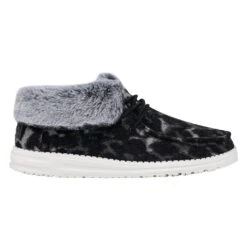 Hey Dude Ladies Britt Abstract Grey Leopard Shoes 121773280 -True Style Shoes Store 121773280 BRITT ABSTRACT GREY LEOPARD 1