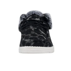 Hey Dude Ladies Britt Abstract Grey Leopard Shoes 121773280 -True Style Shoes Store 121773280 BRITT ABSTRACT GREY LEOPARD 4