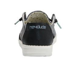 Hey Dude Ladies Wendy Sox Sparkling Black Shoes 121924957 -True Style Shoes Store 121924957 WENDY SOX SPARKLING BLACK 05