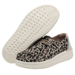 Hey Dude Ladies Wendy Ride Platform Jungle Beige Slip On Shoes 121940570 9 Hey Dude Ladies Wendy Ride Platform Jungle Beige Slip On Shoes 121940570 -True Style Shoes Store 121940570 WENDY RISE JUNGLE BEIGE LEFT 3