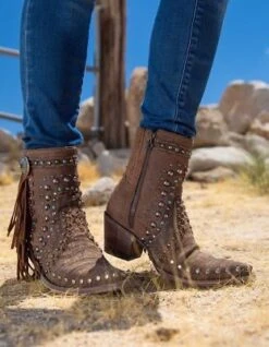 Double D Ranch By Old Gringo Boogie Brown Studs Fringe Boots DDBL022-1 -True Style Shoes Store 1 8f9d644d 57f8 4ace b6e3 22dda90bcaaf