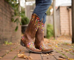 Old Gringo Sora 13" Multicolor Floral Embroidery Boots - Brass L841-3 11 Old Gringo Sora 13" Multicolor Floral Embroidery Boots - Brass L841-3 -True Style Shoes Store 1 eafa62f6 251a 49c2 8803 7a3ebf03974c