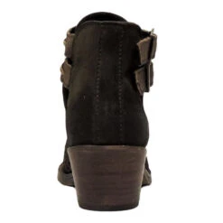 Circle G Ladies Olive Green Laser-Cut Suede Bootie P5125 8 Circle G Ladies Olive Green Laser-Cut Suede Bootie P5125 -True Style Shoes Store 282660 230116779 product