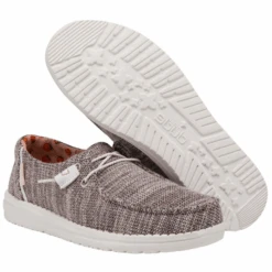 Hey Dudes Ladies Wendy Stretch Peach Bud Slip On Shoe 121413359 -True Style Shoes Store 3359