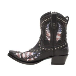 Lane Ladies Old Glory American Flag Jet Black Snip Toe Bootie LB0475A -True Style Shoes Store 3 1ed93ae6 8ced 4ac3 b1d1 99c2bd586d18