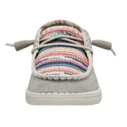 Hey Dude Ladies Boho Blanket Bryce Grey Slip On Shoes 40056-3UN 8 Hey Dude Ladies Boho Blanket Bryce Grey Slip On Shoes 40056-3UN -True Style Shoes Store 40056 3UN WENDY BOHO BLANKET BRYCE LEFT 4 1 1