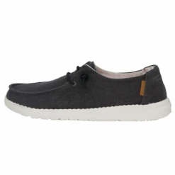 Hey Dude HeyDude® Ladies Wendy Chambray Off Black Casual Shoes 40058-0XM 8 Hey Dude HeyDude® Ladies Wendy Chambray Off Black Casual Shoes 40058-0XM -True Style Shoes Store 40058 0XM 1