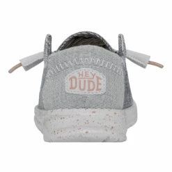 Hey Dude® Ladies Wendy Star Azora Grey Slip On Shoes 40080-4LM 11 Hey Dude® Ladies Wendy Star Azora Grey Slip On Shoes 40080-4LM -True Style Shoes Store 40080 4LM 4