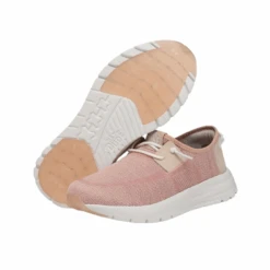 Hey Dude® Womens Wendy Sirocco Shell Pink Slip On Shoes 40148-1LA -True Style Shoes Store 40148 1lad