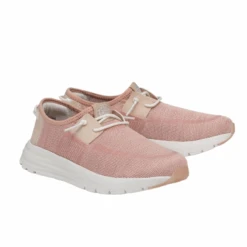 Hey Dude® Womens Wendy Sirocco Shell Pink Slip On Shoes 40148-1LA -True Style Shoes Store 40148b