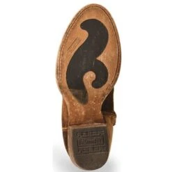 Corral Boots Corral Ladies Eudora Chocolate-Tan Lamb Abstract Shortie Boots C1064 -True Style Shoes Store 57 538865f0 8819 447a 9fcb 3bbc1240da65