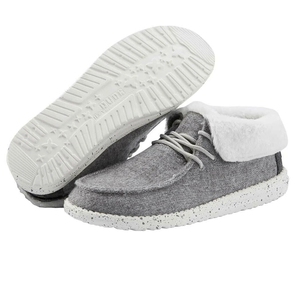 Hey Dude Ladies Britt Charcoal Shoes 121774000 5 Hey Dude Ladies Britt Charcoal Shoes 121774000 - Image 5