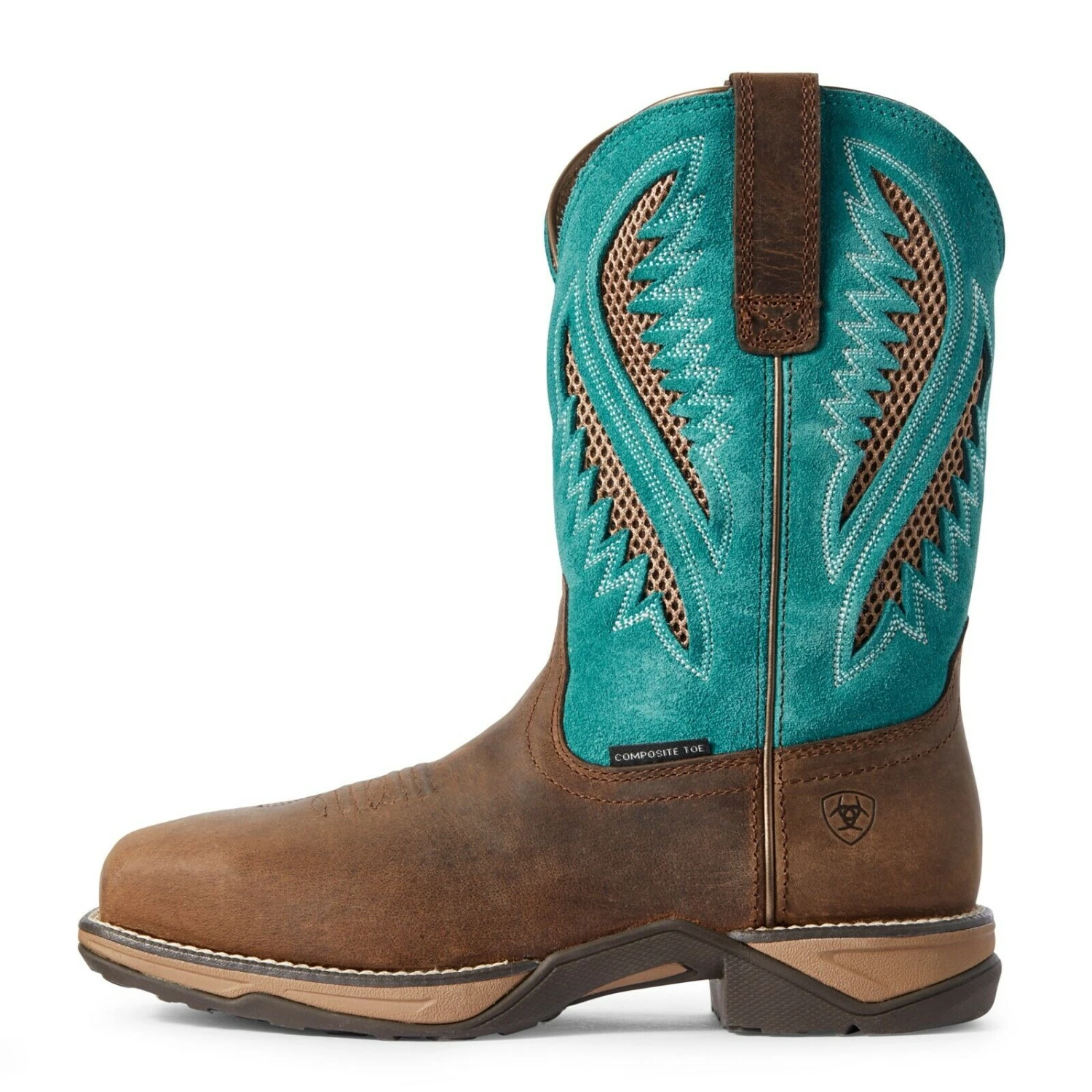 Ariat® Ladies VentTEK™ Turquoise Composite Toe Work Boots 10031663 5 Ariat® Ladies VentTEK™ Turquoise Composite Toe Work Boots 10031663 - Image 5