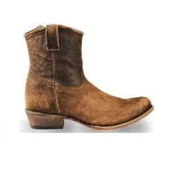 Corral Boots Corral Ladies Eudora Chocolate-Tan Lamb Abstract Shortie Boots C1064 -True Style Shoes Store 57 b50ebc29 a706 41cb 8c02 32f2391eabbc