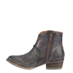 Circle G By Corral Ladies Blue Studded Star Inlay Booties Q5025 -True Style Shoes Store 57 d495673c a04f 4ab6 a328 792ad7967fac