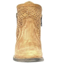 Circle G By Corral Ladies Tan Cutout Shortie Boot Q0002 -True Style Shoes Store 57 ea30c471 9242 43eb 9ae0 c63790c1f29e
