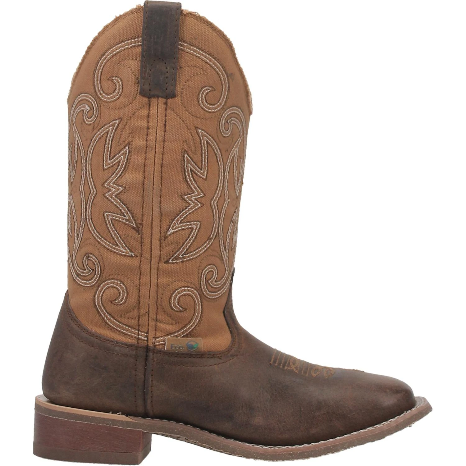 Laredo® Ladies Caney Square Toe Tan Leather Western Boots 5878 3 Laredo® Ladies Caney Square Toe Tan Leather Western Boots 5878 - Image 3