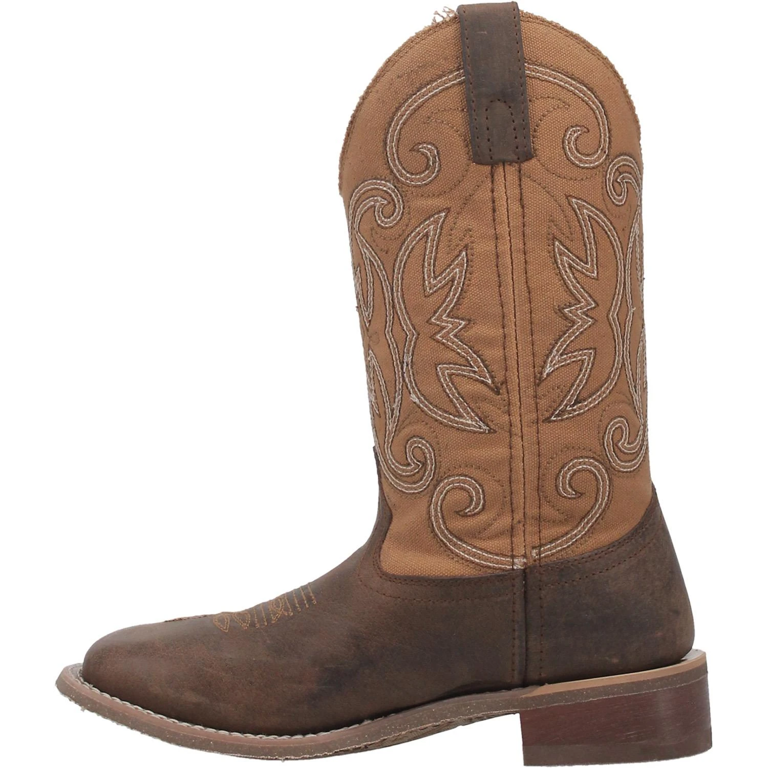 Laredo® Ladies Caney Square Toe Tan Leather Western Boots 5878 4 Laredo® Ladies Caney Square Toe Tan Leather Western Boots 5878 - Image 4