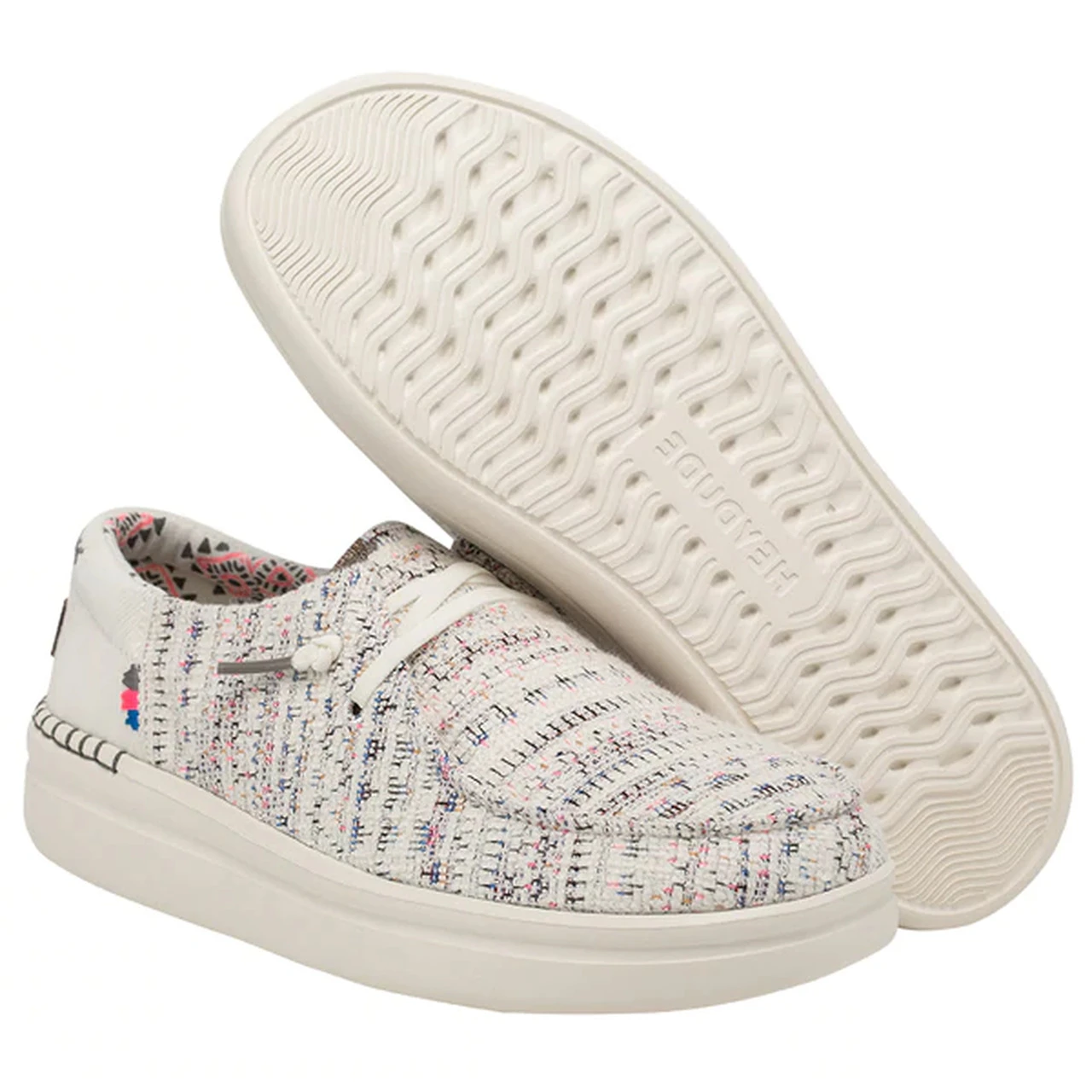 Hey Dude Ladies Wendy Rise Boho White Slip On Shoe 121940213 5 Hey Dude Ladies Wendy Rise Boho White Slip On Shoe 121940213 - Image 5