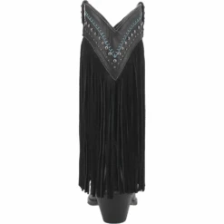 Dingo® Ladies Black Gypsy Fringe Boot DI737-BK -True Style Shoes Store DI737 BK 3