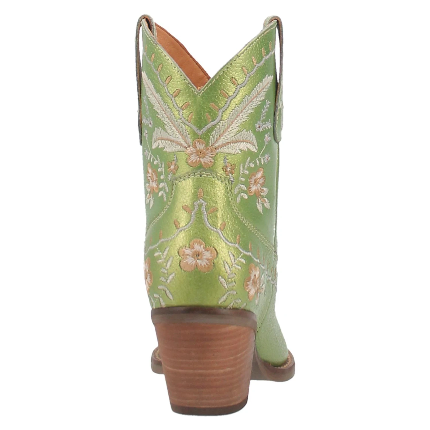 Dingo Ladies Primrose Metallic Green Snip Toe Boots DI748-MNT 4 Dingo Ladies Primrose Metallic Green Snip Toe Boots DI748-MNT - Image 4