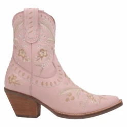 Dingo® Ladies Primrose Floral Embroidery Pink Western Boots DI748-PK 8 Dingo® Ladies Primrose Floral Embroidery Pink Western Boots DI748-PK -True Style Shoes Store DI748 PKb