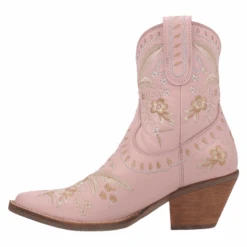 Dingo® Ladies Primrose Floral Embroidery Pink Western Boots DI748-PK 10 Dingo® Ladies Primrose Floral Embroidery Pink Western Boots DI748-PK -True Style Shoes Store DI748 PKc