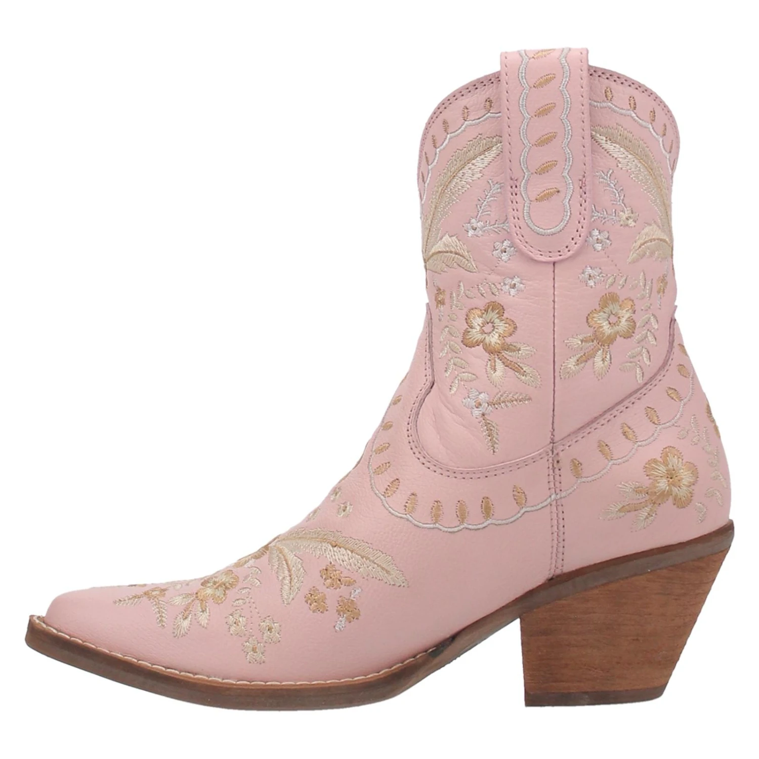 Dingo® Ladies Primrose Floral Embroidery Pink Western Boots DI748-PK 5 Dingo® Ladies Primrose Floral Embroidery Pink Western Boots DI748-PK - Image 5