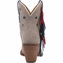 Dingo® Ladies Grey Glory Fringe Bootie DI767-GY -True Style Shoes Store DI767 GY 3