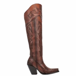 Dan Post® Ladies Seductress Distressed Brown Snip Toe Boots DP3285 -True Style Shoes Store DP3285b