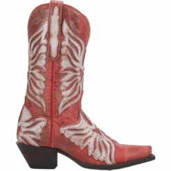 Dan Post® Ladies Ndulgence Red And White Western Boot DP4348-RD 9 Dan Post® Ladies Ndulgence Red And White Western Boot DP4348-RD -True Style Shoes Store DP4348 RD 3