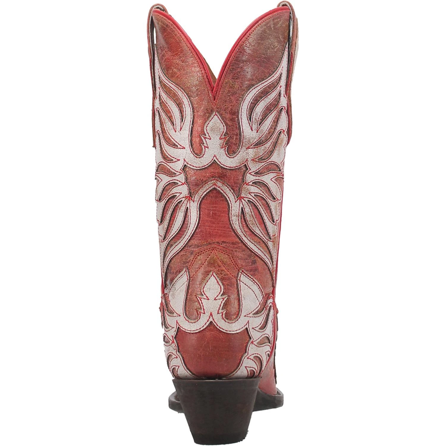Dan Post® Ladies Ndulgence Red And White Western Boot DP4348-RD 6 Dan Post® Ladies Ndulgence Red And White Western Boot DP4348-RD - Image 6