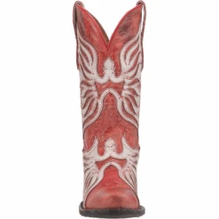 Dan Post® Ladies Ndulgence Red And White Western Boot DP4348-RD 10 Dan Post® Ladies Ndulgence Red And White Western Boot DP4348-RD -True Style Shoes Store DP4348 RD 5