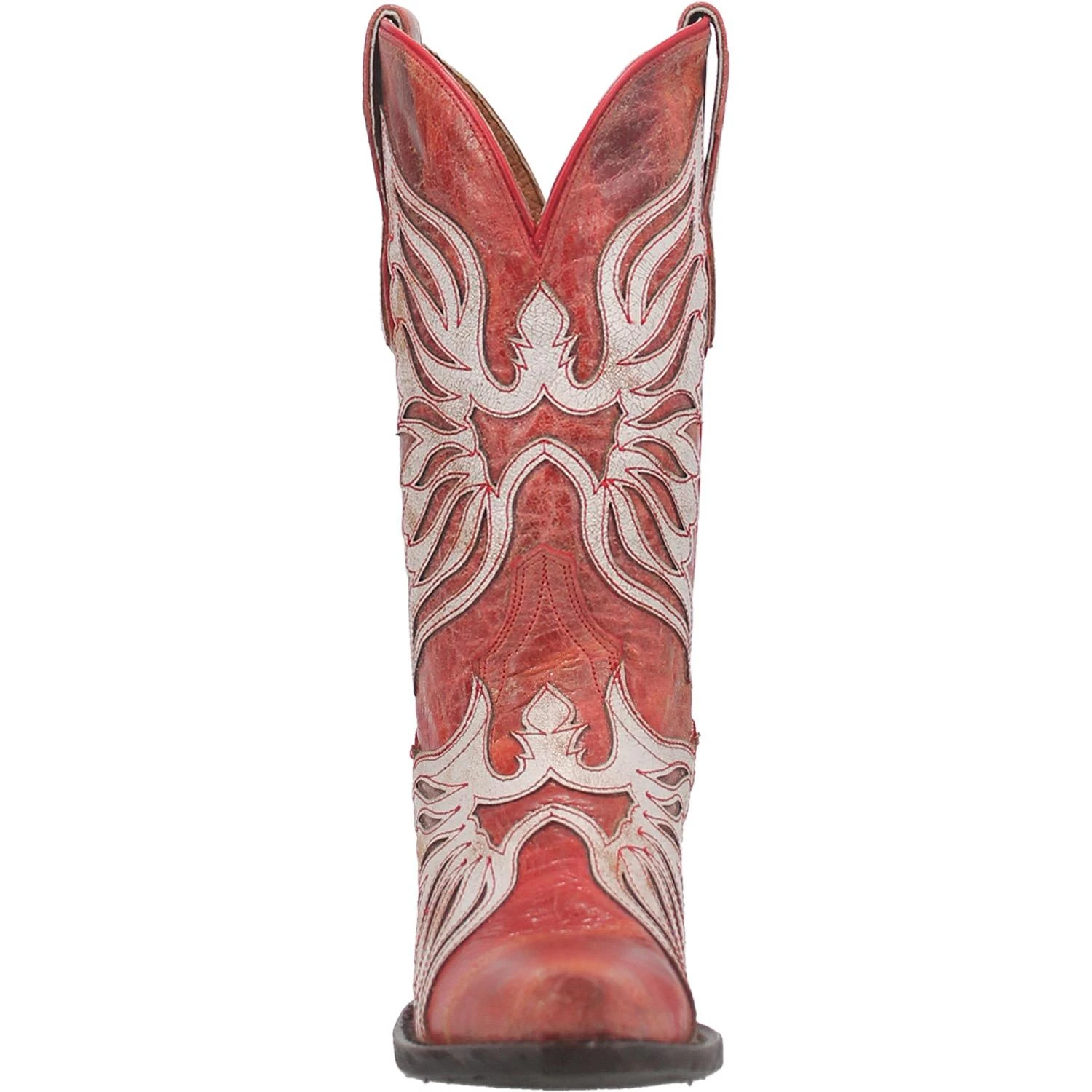 Dan Post® Ladies Ndulgence Red And White Western Boot DP4348-RD 4 Dan Post® Ladies Ndulgence Red And White Western Boot DP4348-RD - Image 4